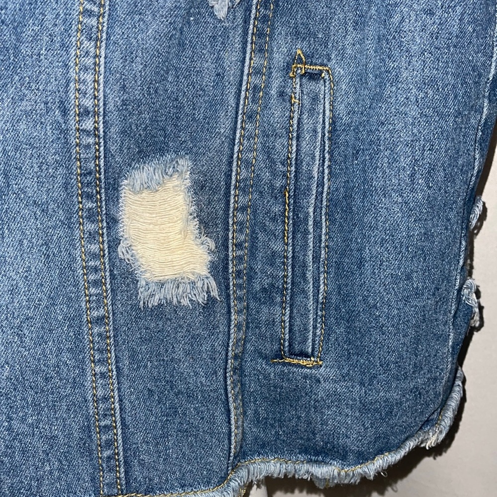 DISTRESSED JACKET - Picture 9 of 10